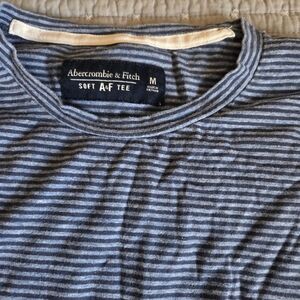 Abercrombie & Fitch Navy Striped Tee